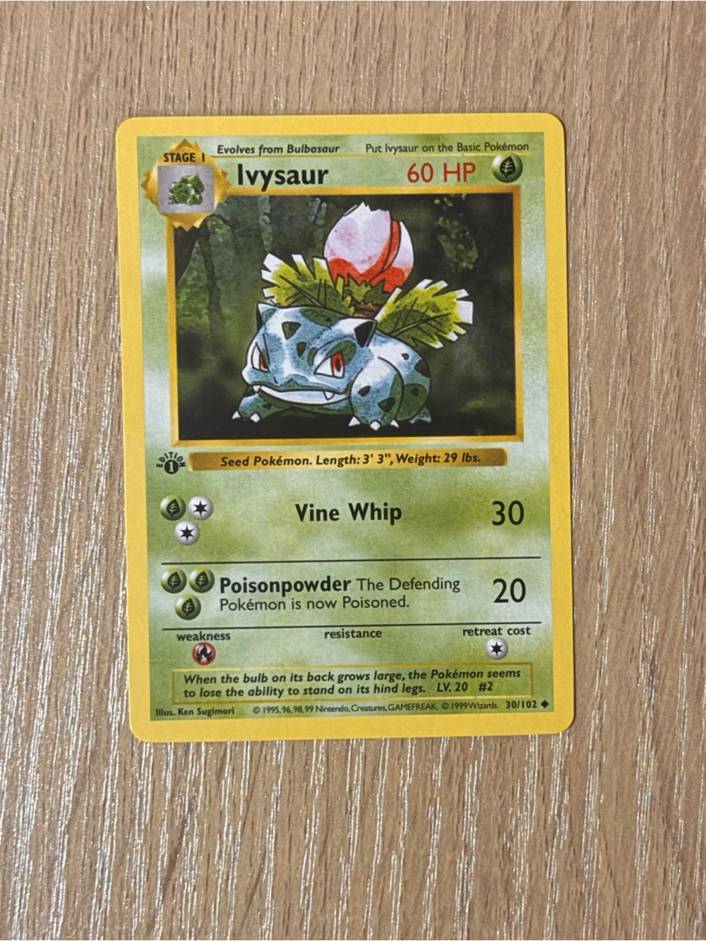 Ivysaur base set custom - Picture 2 of 3
